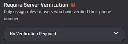 Verification Requirements